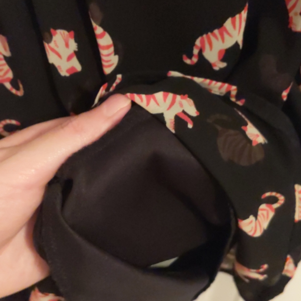 Tiger pattern mini dress - Picture 5 of 7